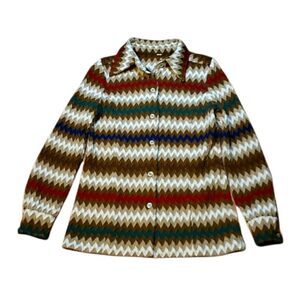 Vintage Chevron Shirt/Jacket